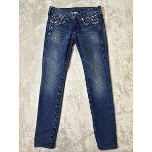 Women’s True Religion Denim Jeans Dark Wash Size 27